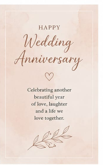 Wedding Anniversary Neutral